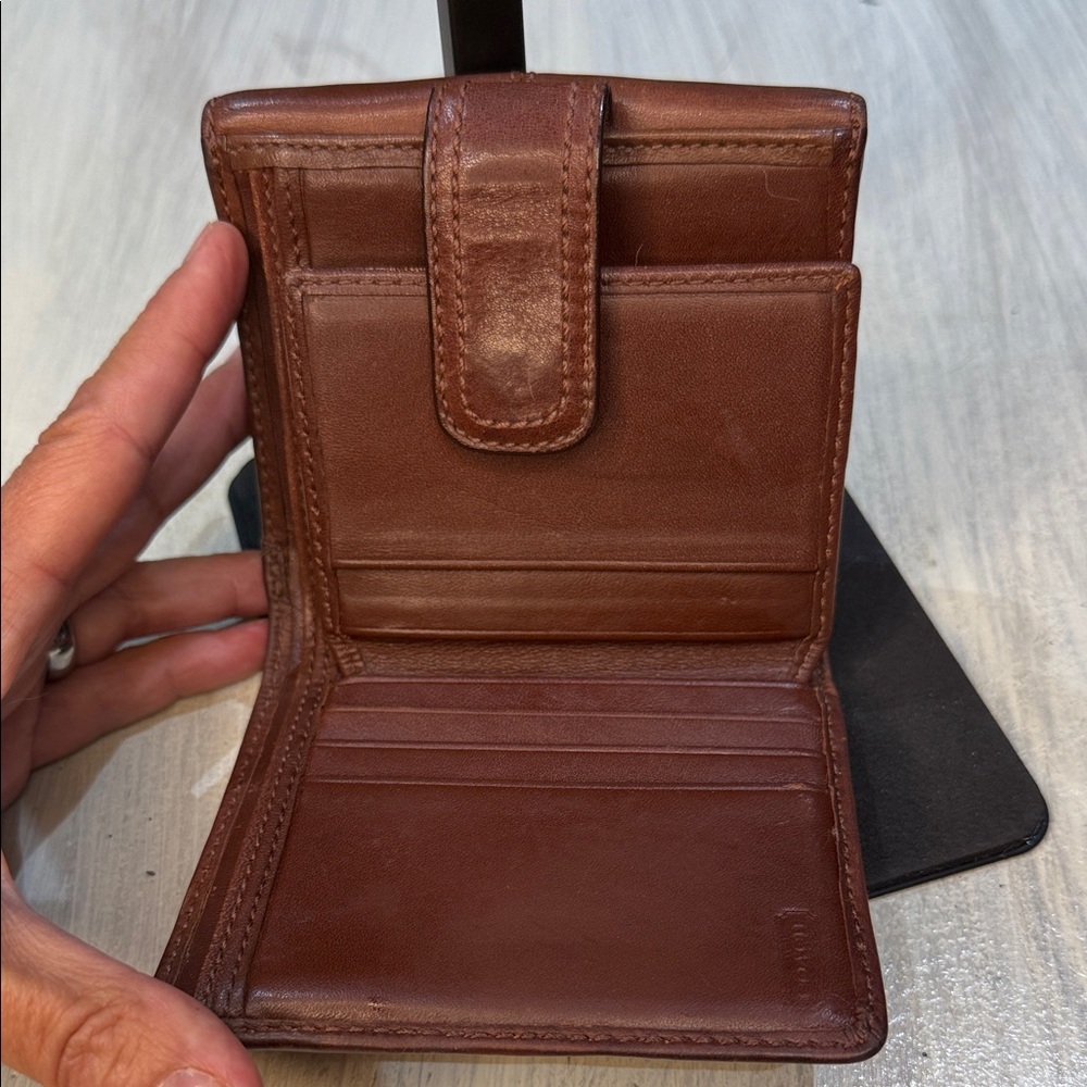 Vintage Y2K Coach Soho Brown Leather Wallet - Picture 4 of 7